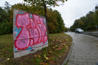 Graffiti Bombing in Frankfurt (Oder) - Photo by NOIIO3 - tups, tup, t (2016)