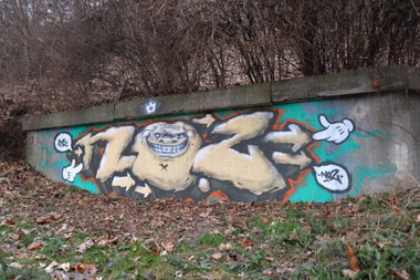 Graffiti Wall - Photo by NOIIO3 - no2, nr2, number2 (2016)