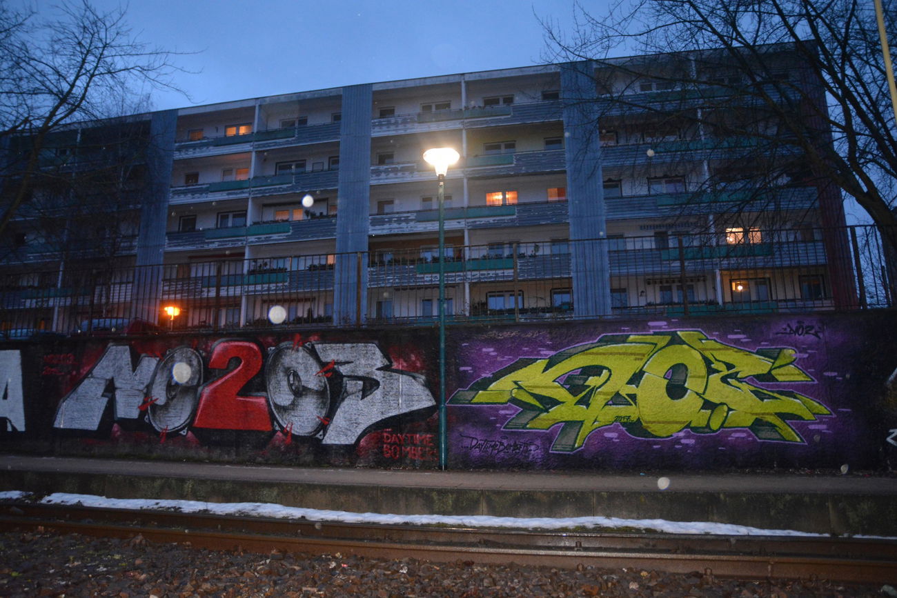 Graffiti Wall in Frankfurt (Oder) - Photo by NOIIO3 - no2, no203, 203 (2017)