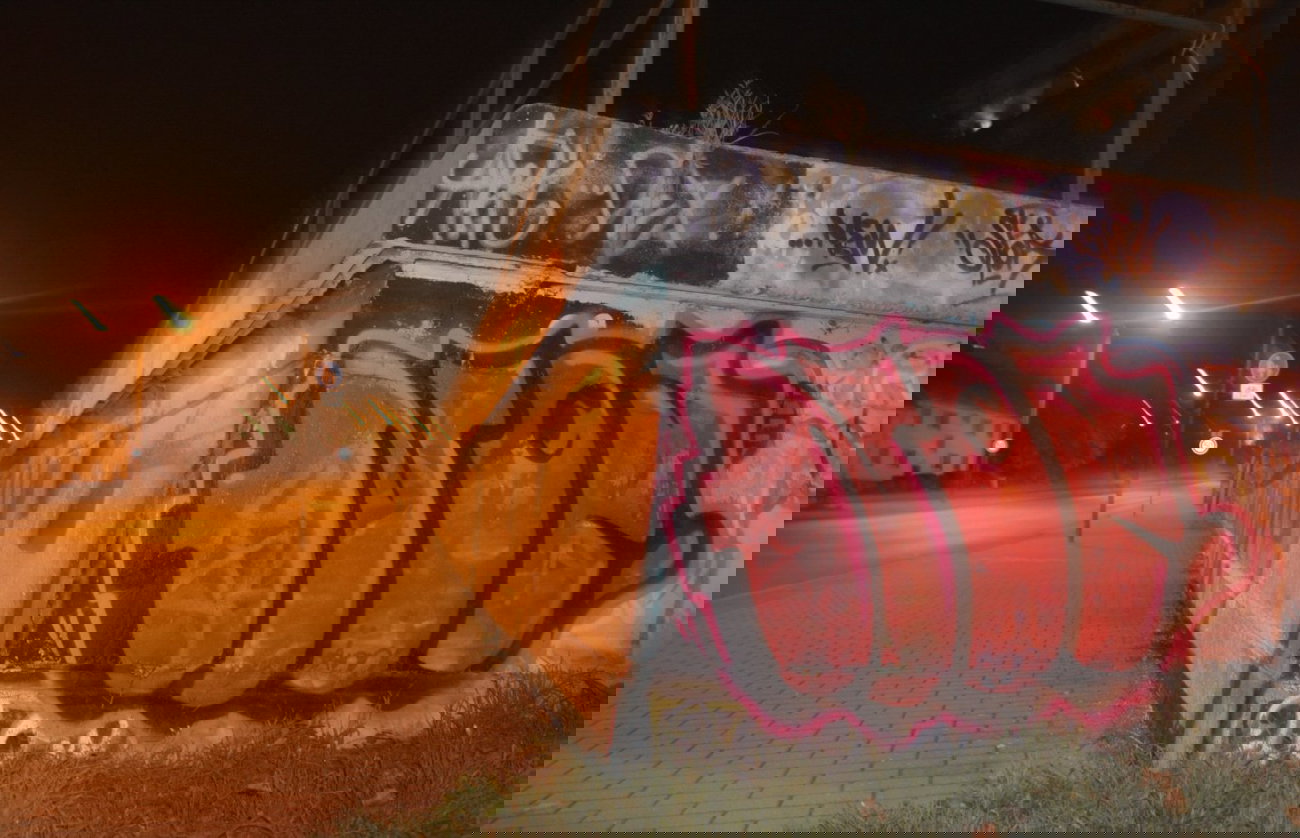 Graffiti Bombing in Frankfurt (Oder) - Photo by NOIIO3 - no2, nr2, nummer2 (2014)