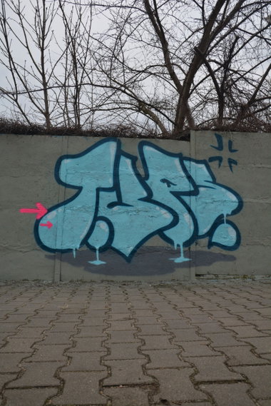 Graffiti Wall in Slubice - Photo by NOIIO3 - tups (2016)