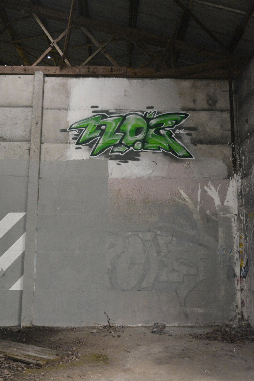 Graffiti Wall - Photo by NOIIO3 - number2, no2, nr2 (2016)
