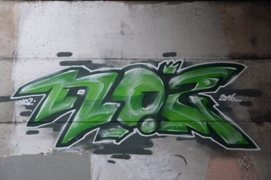 Graffiti Wall - Photo by NOIIO3 - no2, numbertwo, number2 (2016)