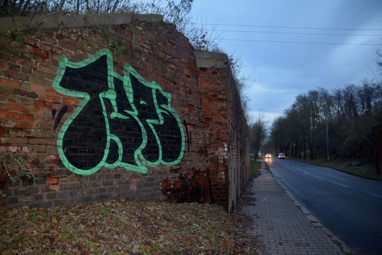 Graffiti Bombing in Frankfurt (Oder) - Photo by NOIIO3 - tups, tup, throwup (2016)