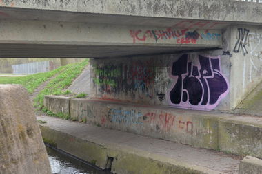 Graffiti Bombing - Photo by NOIIO3 - tups, tup