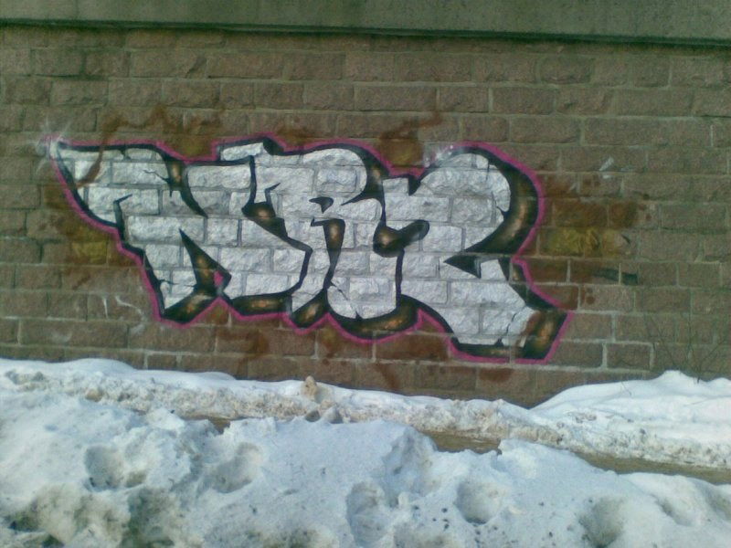 Graffiti Bombing - Photo by NOIIO3 - nr2, number2, no2 (2009)