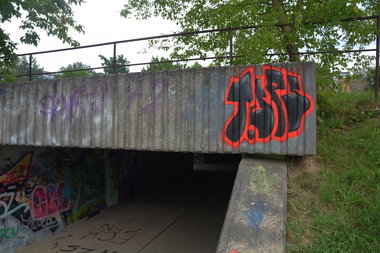 Graffiti Wall - Photo by NOIIO3 - tups, tup, t (2016)
