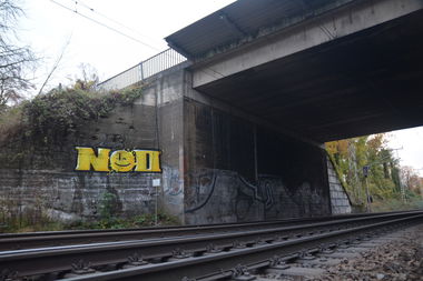 Graffiti Bombing in Frankfurt (Oder) - Photo by NOIIO3 - NO2, NR2, NUMBER2 (2016)