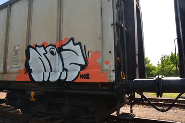 Graffiti Train - Photo by NOIIO3 - no2, number2, nr2 (2016)