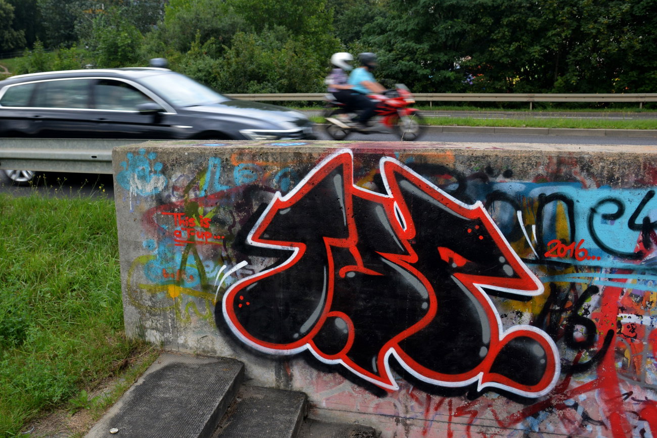 Graffiti Wall - Photo by NOIIO3 - tups, tup, t (2016)