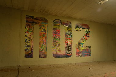 Graffiti Wall in Frankfurt (Oder) - Photo by NOIIO3 - no2, nr2, number2 (2016)