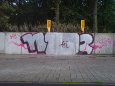Graffiti Wall in Lüneburg - Photo by NOIIO3 (2009)