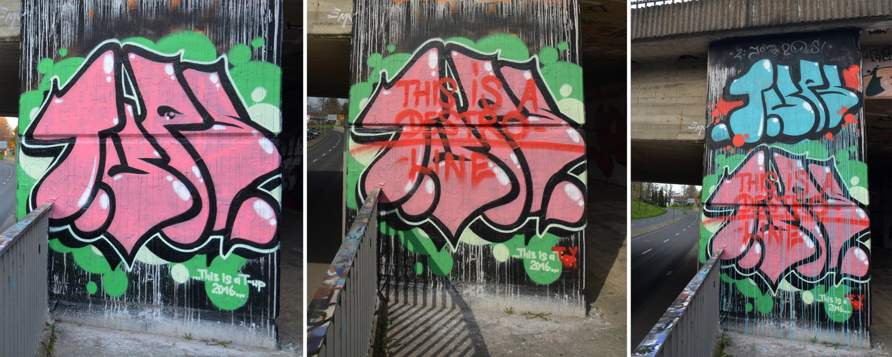 Graffiti Wall - Photo by NOIIO3 - tups (2016)