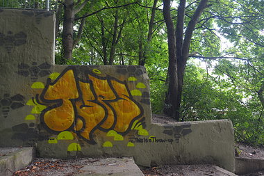 Graffiti Wall - Photo by NOIIO3 - tups, throwup, tup (2016)