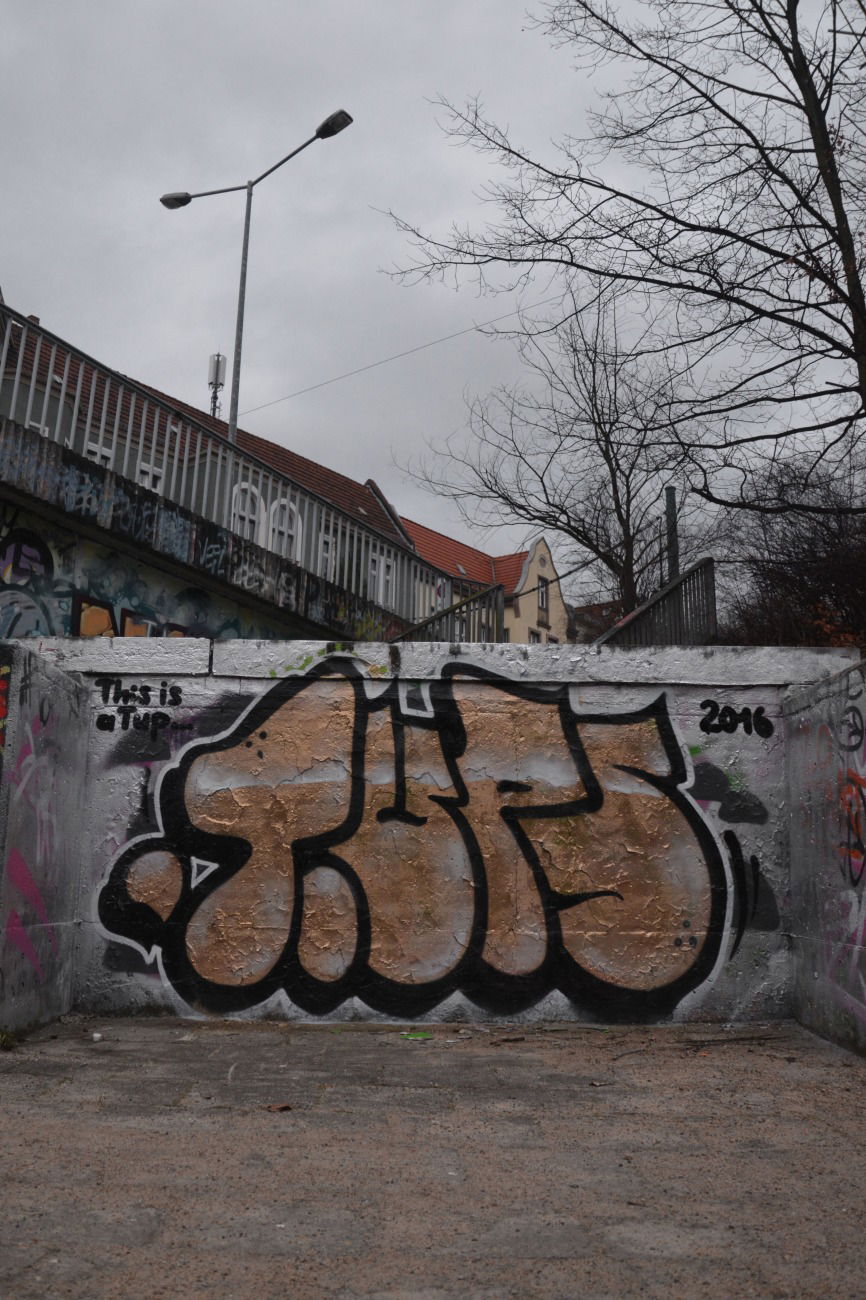 Graffiti Bombing - Photo by NOIIO3 - tups, tup (2016)