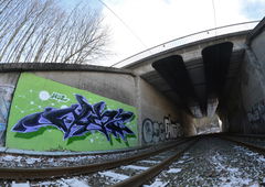 Graffiti Wall - Photo by NOIIO3 - no2, nr2, numbertwo (2016)