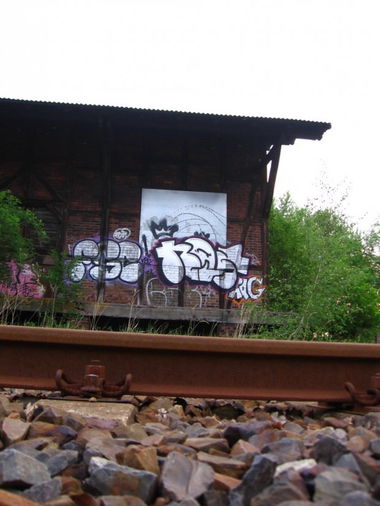 Graffiti Bombing in Letschin - Photo by NOIIO3 (2011)