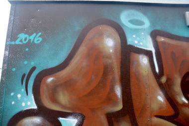 Graffiti Bombing - Photo by NOIIO3 - tups, tup, zhrowup (2016)