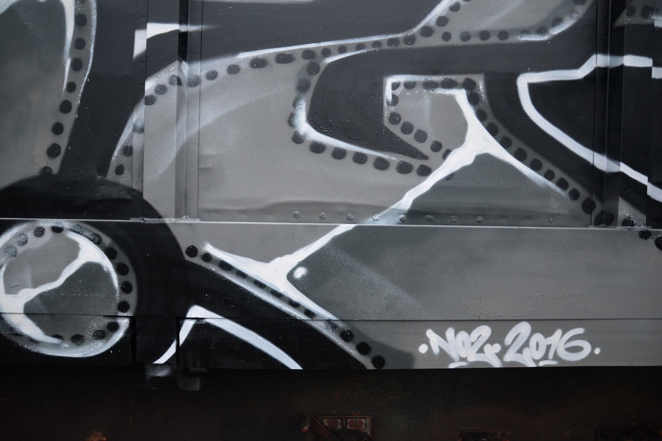 Graffiti Train - Photo by NOIIO3 - no2, number2, numbertwo (2016)