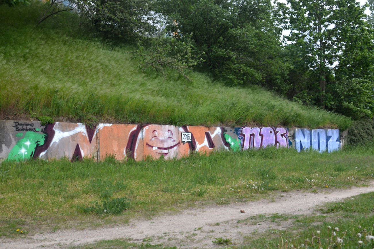 Graffiti Bombing in Frankfurt (Oder) - Photo by NOIIO3 - no2, nr2, number2 (2016)