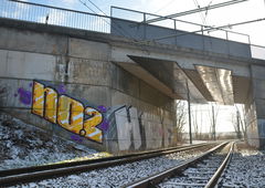 Graffiti Bombing - Photo by NOIIO3 - no2, number2, nr2 (2016)