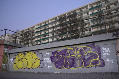 Graffiti Bombing - Photo by NOIIO3 - tups, throwup, tup (2016)