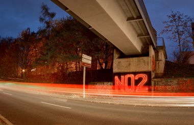 Graffiti Bombing in Frankfurt (Oder) - Photo by NOIIO3 - NO2, NR2, NUMBER2 (2016)