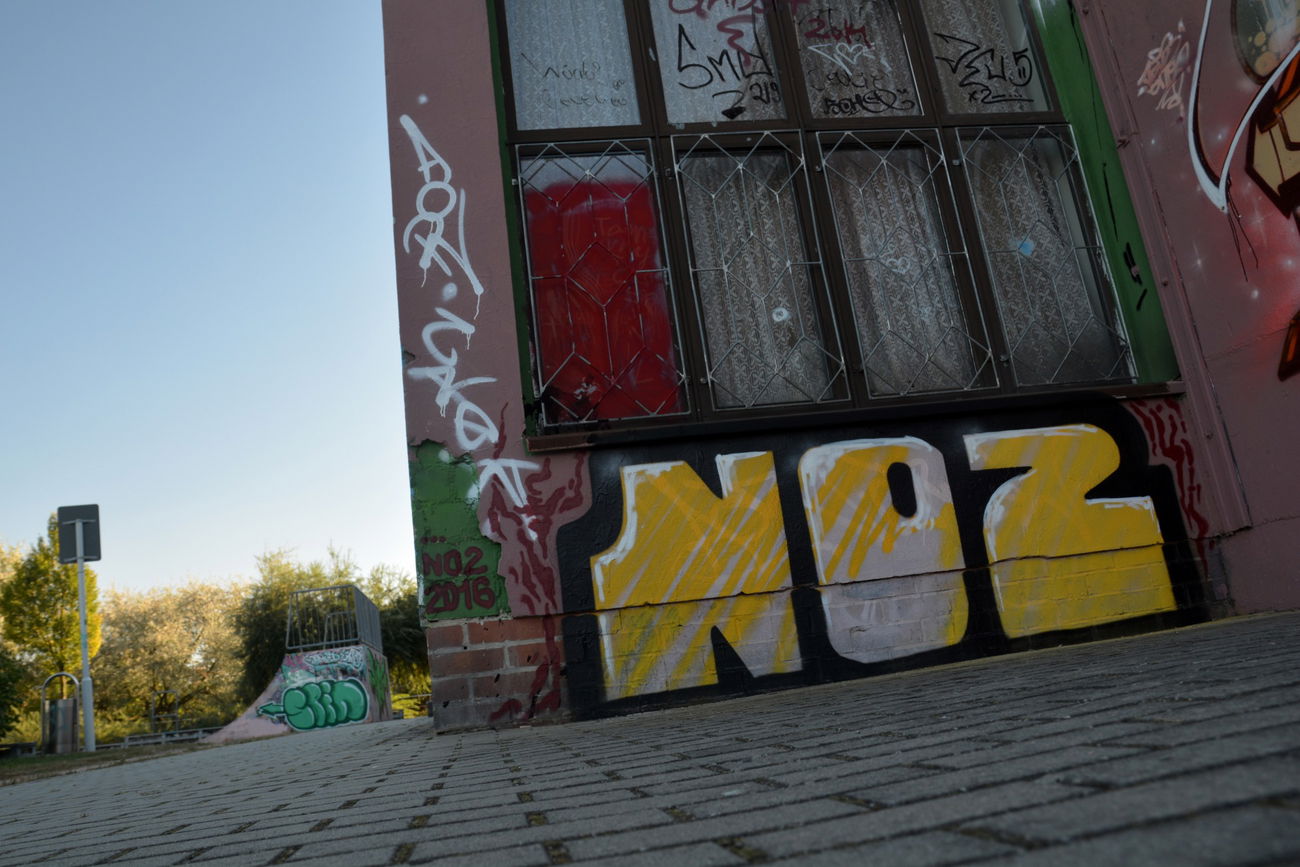 Graffiti Wall in Frankfurt (Oder) - Photo by NOIIO3 - no2, numbertwo, nr2 (2016)