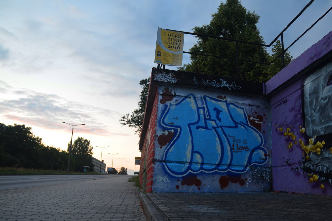 Graffiti Wall - Photo by NOIIO3 - tups, tup, t (2016)
