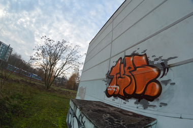 Graffiti Bombing in Frankfurt (Oder) - Photo by NOIIO3 - tups, tup, throwup (2016)