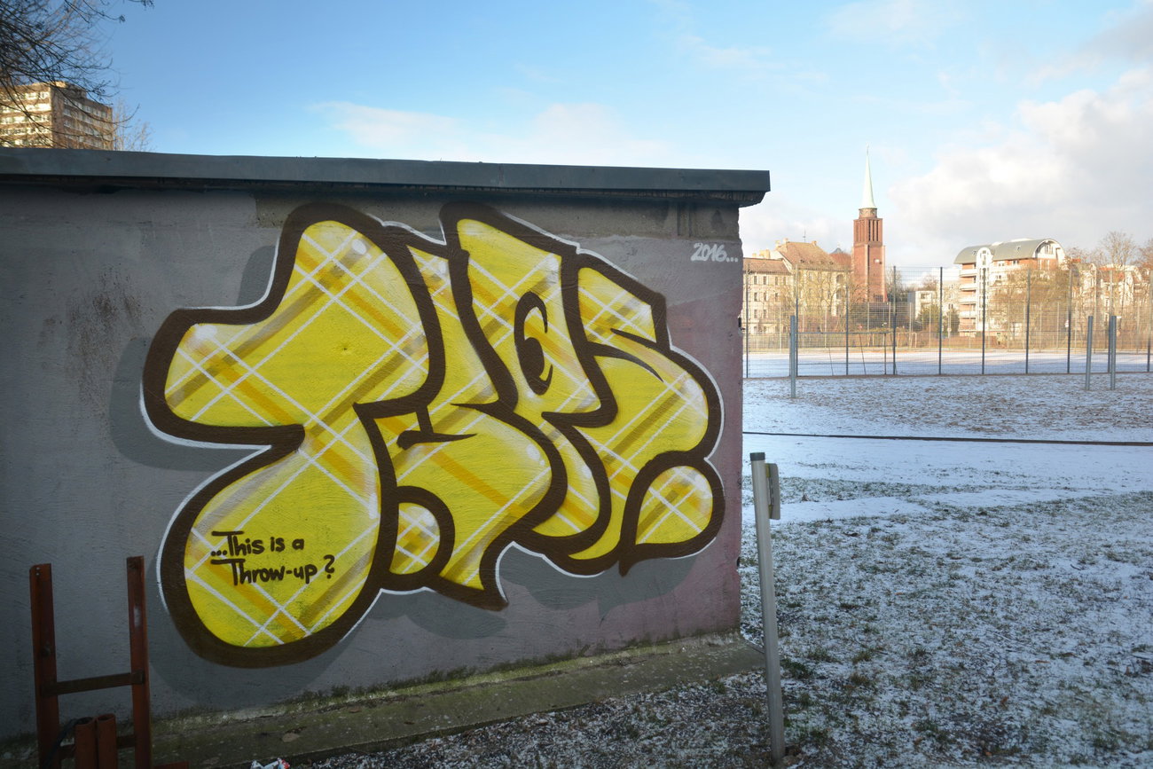 Graffiti Wall - Photo by NOIIO3 - tups, tup, throwup (2016)