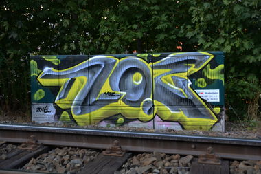 Graffiti Bombing in Frankfurt (Oder) - Photo by NOIIO3 - no2, numbertwo, nr2 (2016)