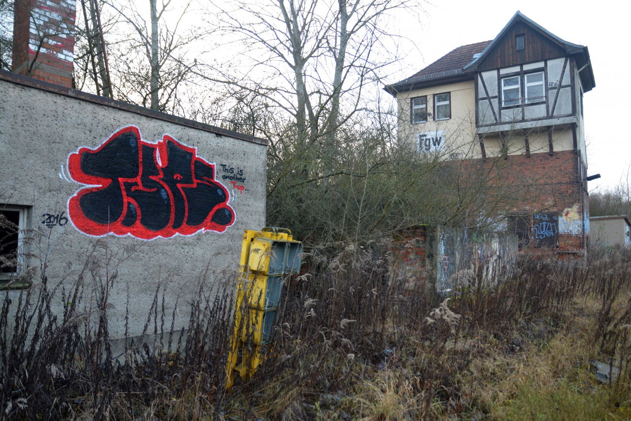 Graffiti Bombing in Frankfurt (Oder) - Photo by NOIIO3 - tups, tup, throwup (2016)