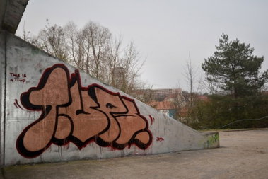 Graffiti Wall - Photo by NOIIO3 - tups, tup, throwup (2016)