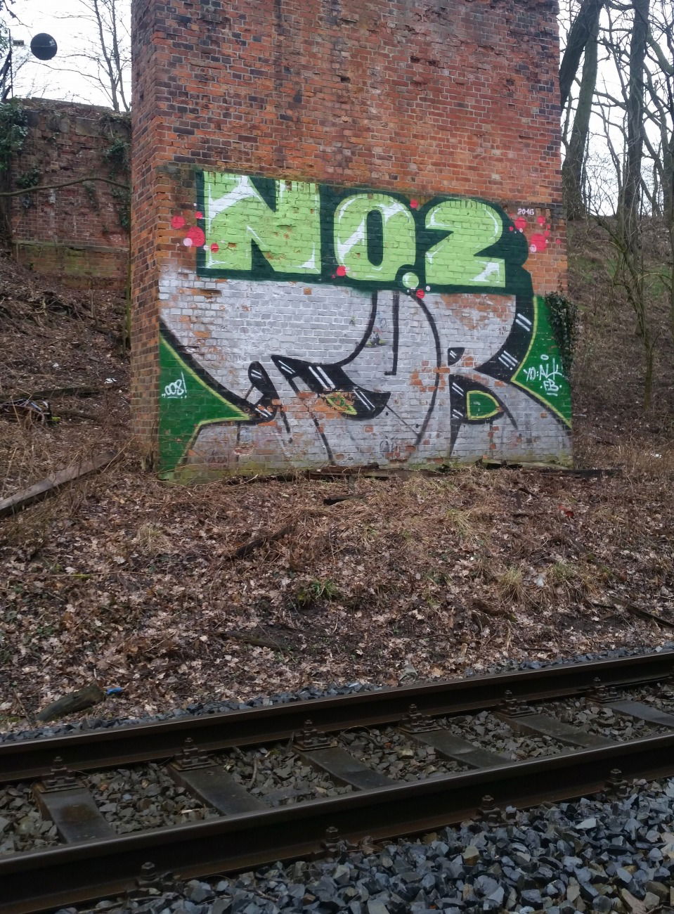 Graffiti in Frankfurt (Oder) - Photo by NOIIO3 - no2, numbertwo, nr2 (2016)