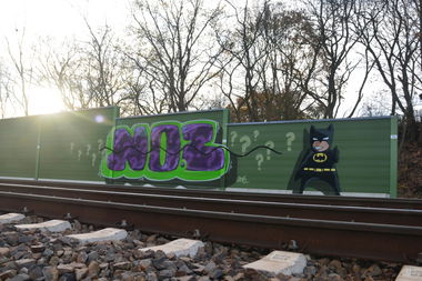 Graffiti Bombing in Frankfurt (Oder) - Photo by NOIIO3 - no2, number2, nummerzwei (2016)