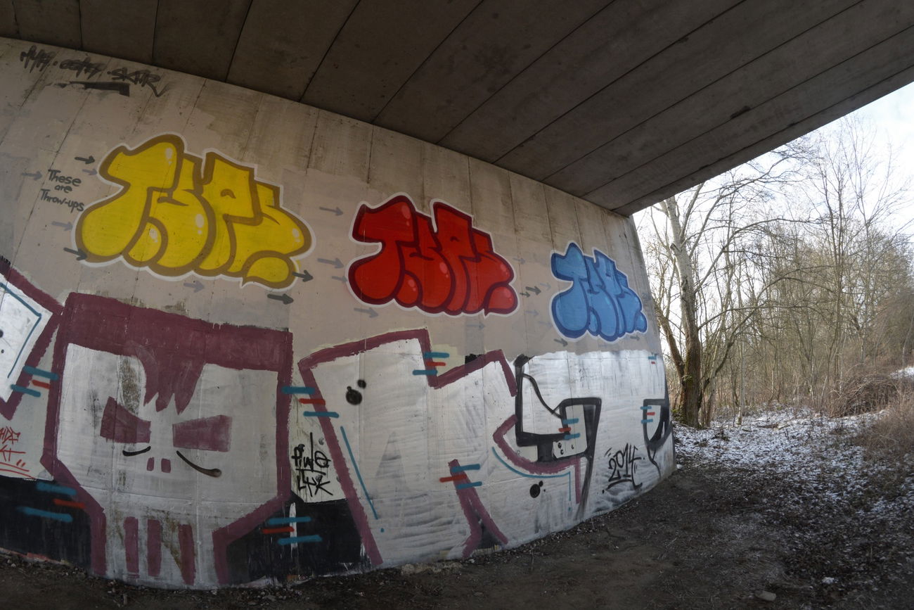 Graffiti Bombing - Photo by NOIIO3 - tups (2016)