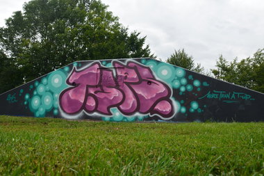 Graffiti Wall in Golzow - Photo by NOIIO3 - tups, tup, throwup (2016)