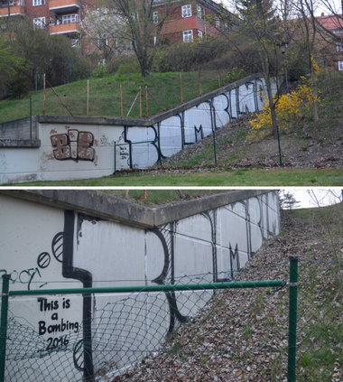 Graffiti Photo by NOIIO3 - bombing, silver, block