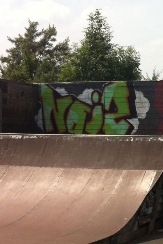 Graffiti Wall - Photo by NOIZ11 - Noiz, One, Green (2014)