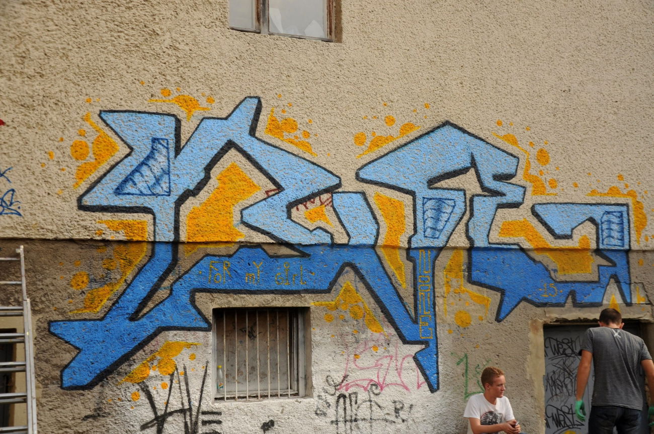 Graffiti Wall in Drogobych - Photo by NOONE - noone, one, no1 (2015)