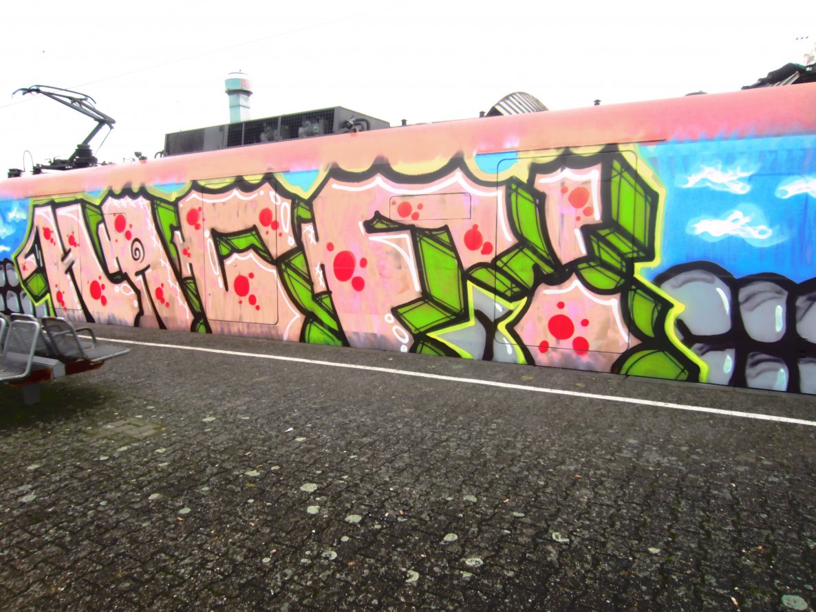 Graffiti Train - Photo by NRW_graff - hacf, wholecar