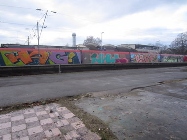 Graffiti Train - Photo by NRW_graff - wholetrain, hacf, hag