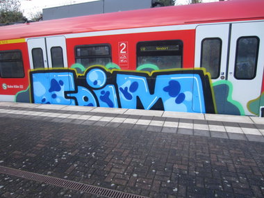 Graffiti Train - Photo by NRW_graff - foim