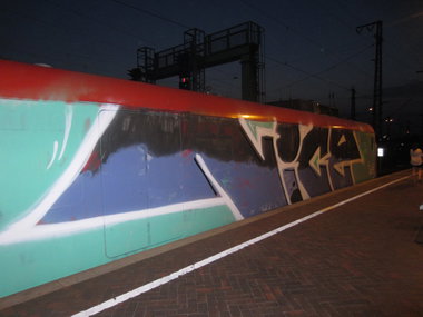 Graffiti Train - Photo by NRW_graff - nice, wholecar