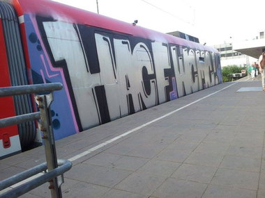 Graffiti Train - Photo by NRW_graff - hacf, wcmc, wholecar