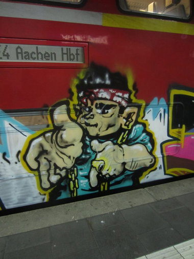 Graffiti Train - Photo by NRW_graff