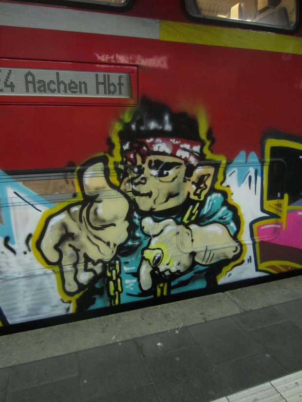 Graffiti Train - Photo by NRW_graff