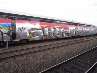 Graffiti Train - Photo by NRW_graff