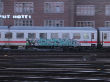 Graffiti Train - Photo by NRW_graff